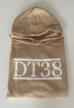 Load image into Gallery viewer, Fawn Hoodie with Distressed White DT38 Logo